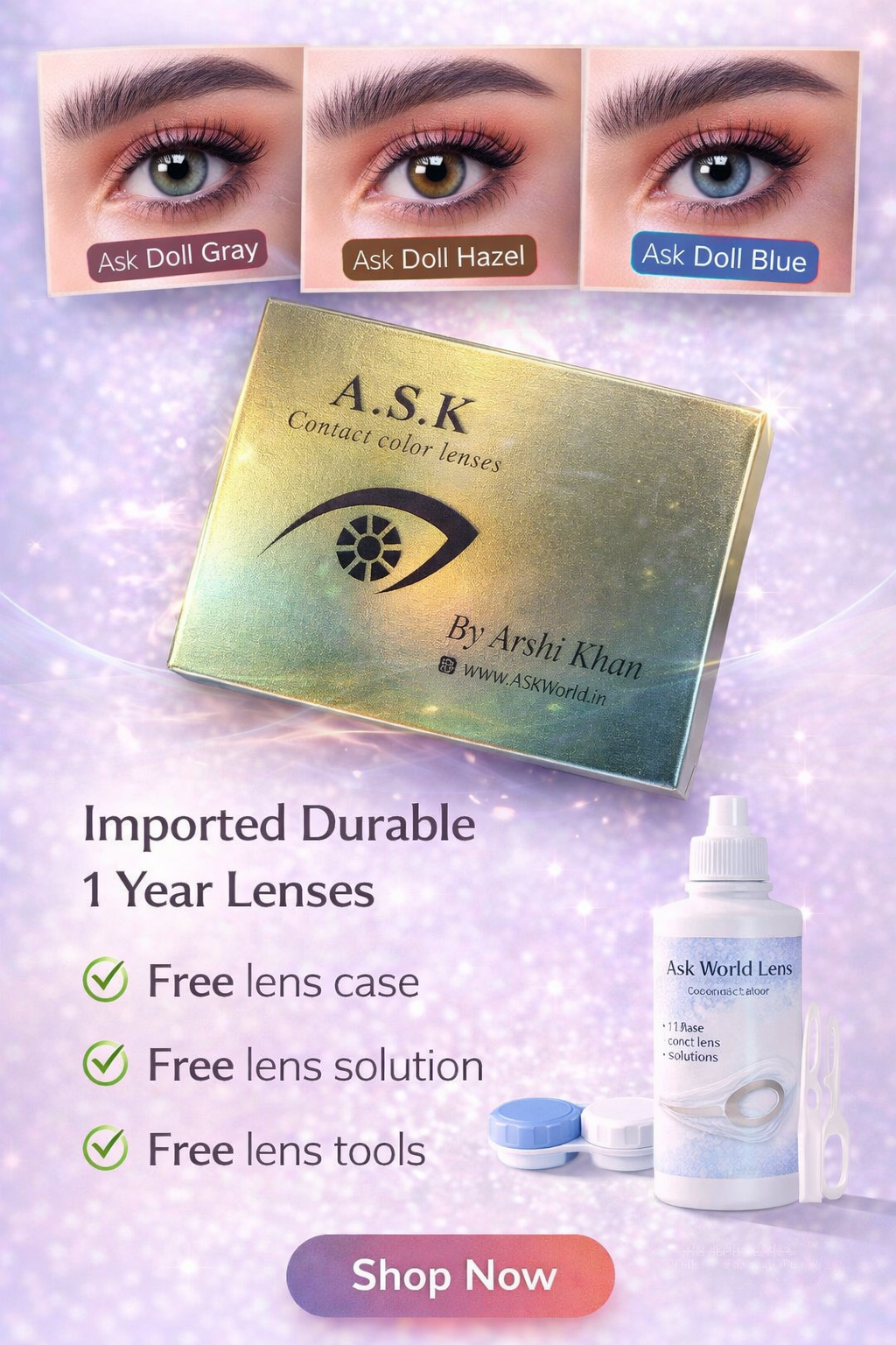 Ask world 1 year duration lens